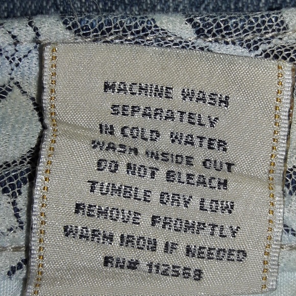 Miss Me Flare Boho Lace Festival Distress Jeans 27 - Picture 6 of 7